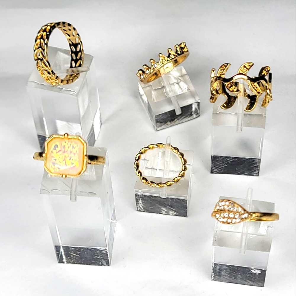 6 piece Midi ring set